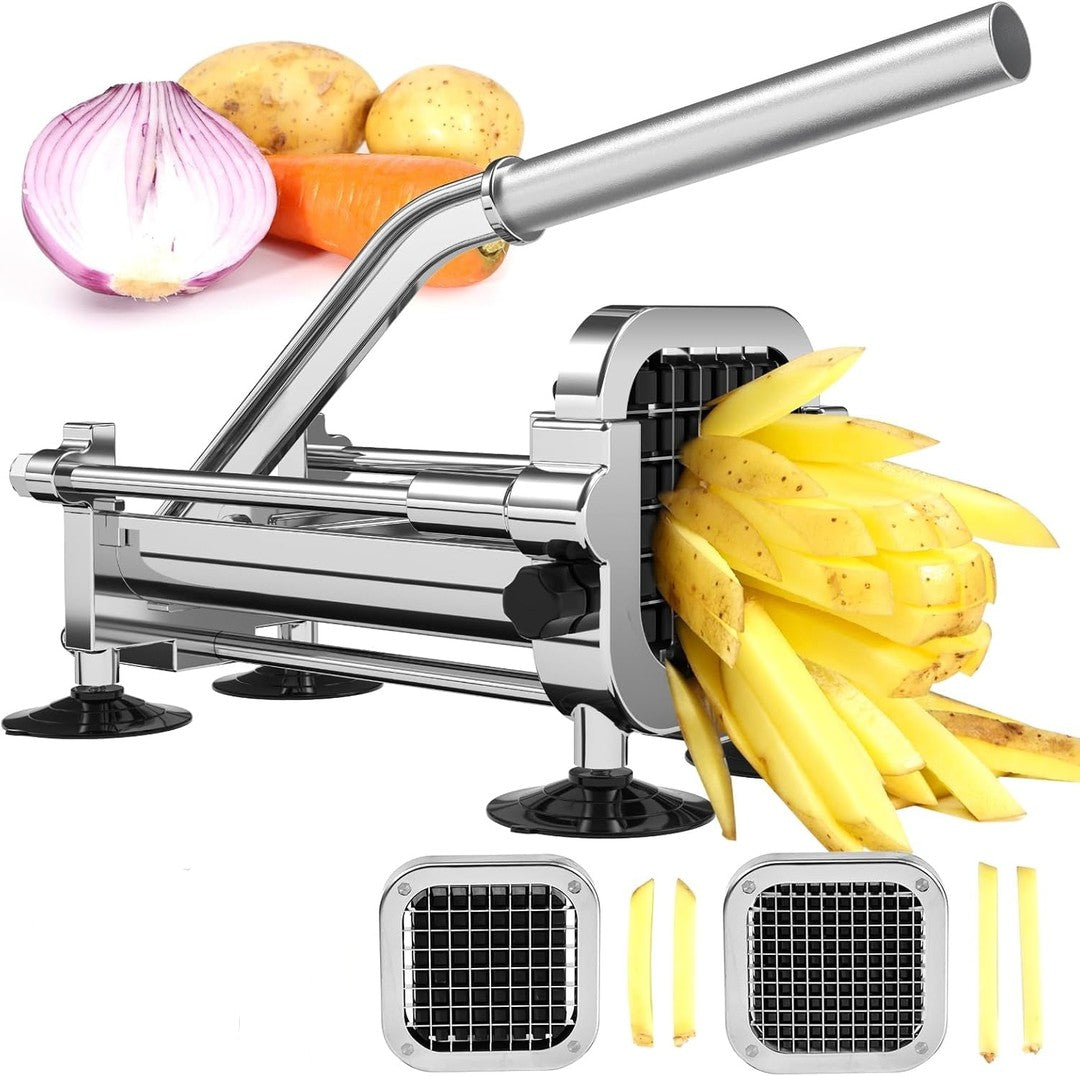 Heavy-duty chip and potato cutter with blades - product photo 1