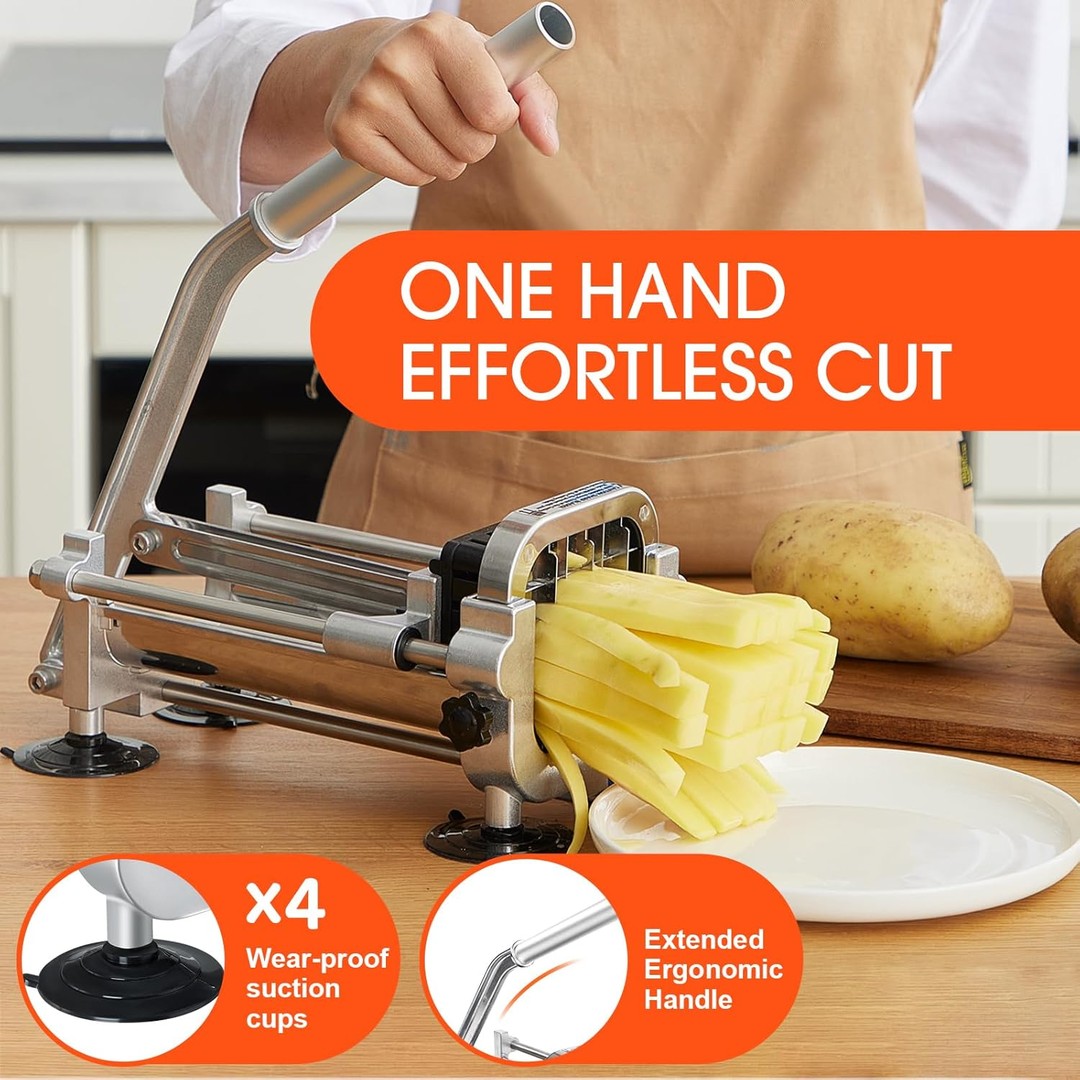 Heavy-duty chip and potato cutter with blades - product photo 4