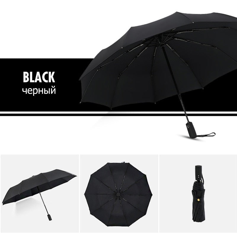 Windproof reverse-closing storm umbrella - product photo 2