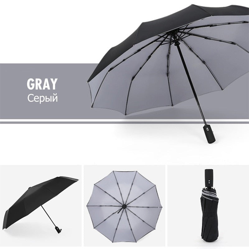 Windproof reverse-closing storm umbrella - product photo 6