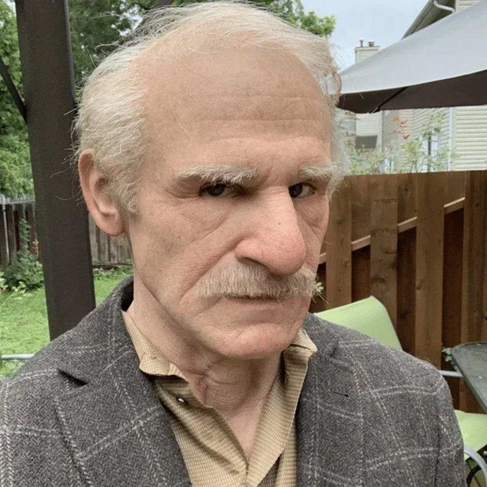 Realistic latex character mask - product photo 1