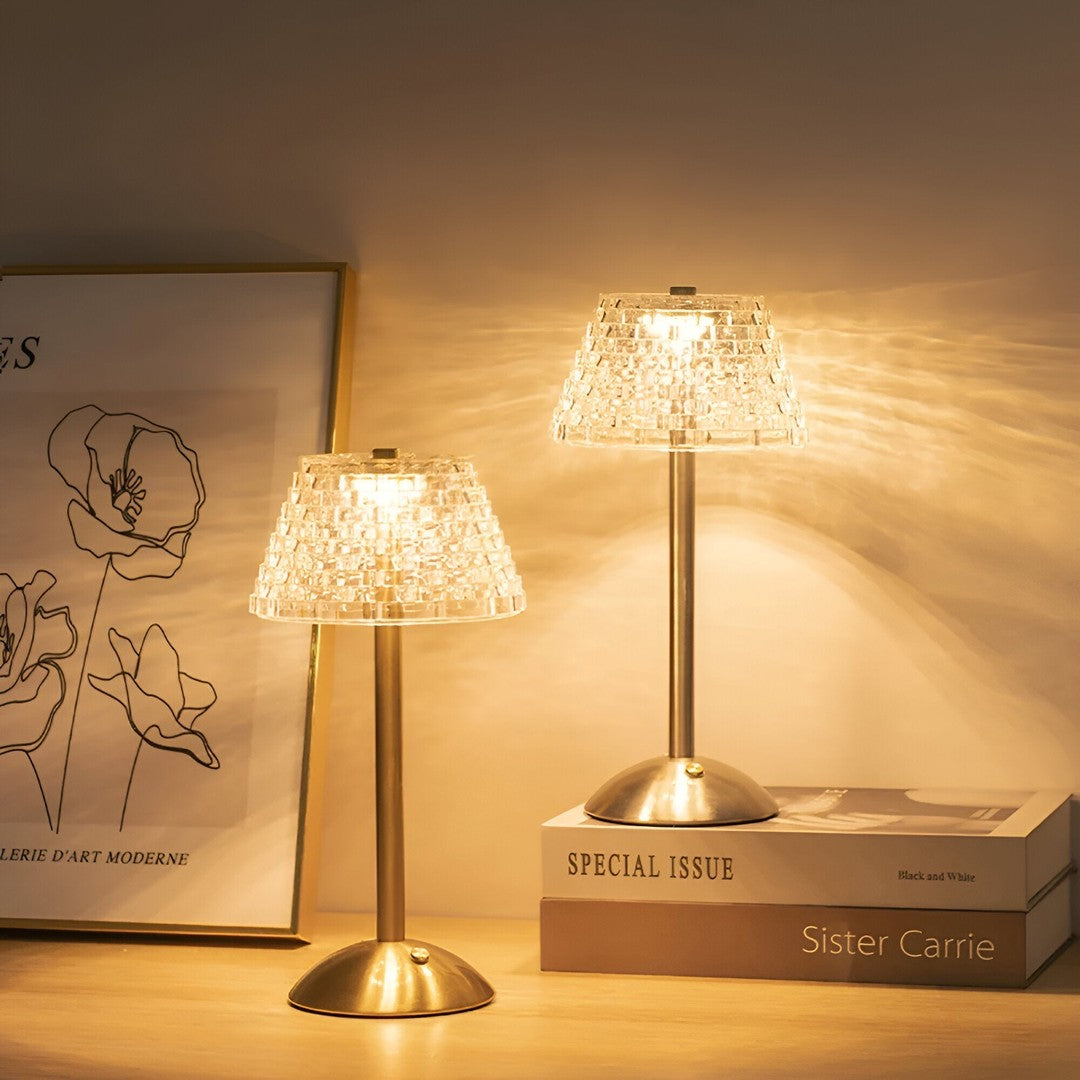 Cordless glass table lamp - product photo 9