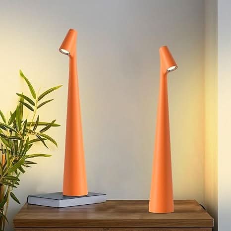Cordless metal LED table lamp with touch dimming - product photo 15