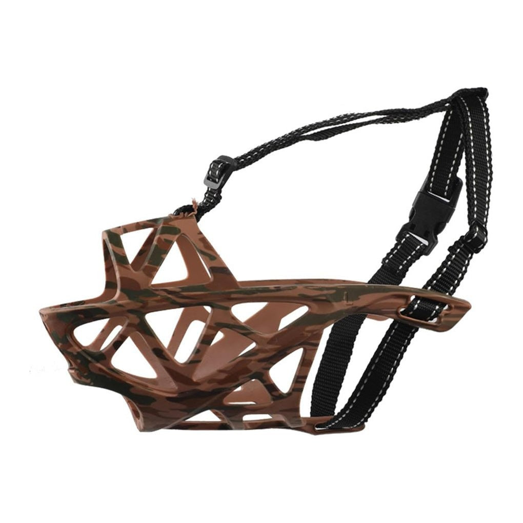 Soft breathable fabric dog muzzle - product photo 8