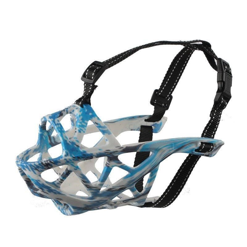 Soft breathable fabric dog muzzle - product photo 9