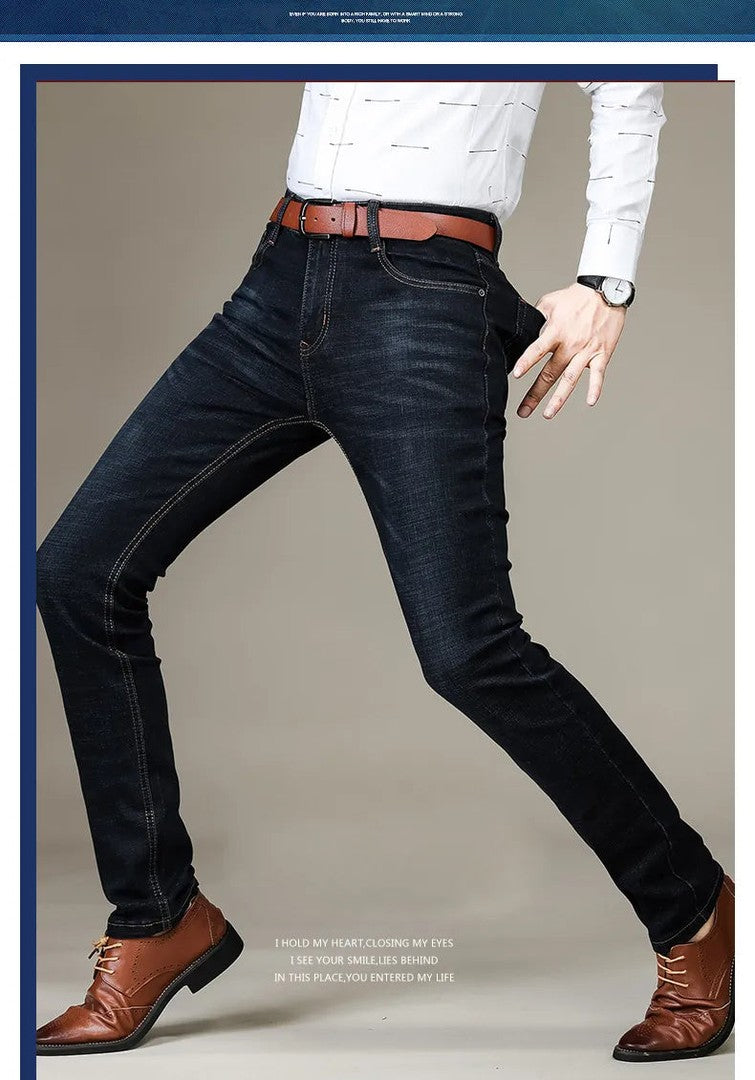 Men's straight-leg stretch jeans - product photo 16