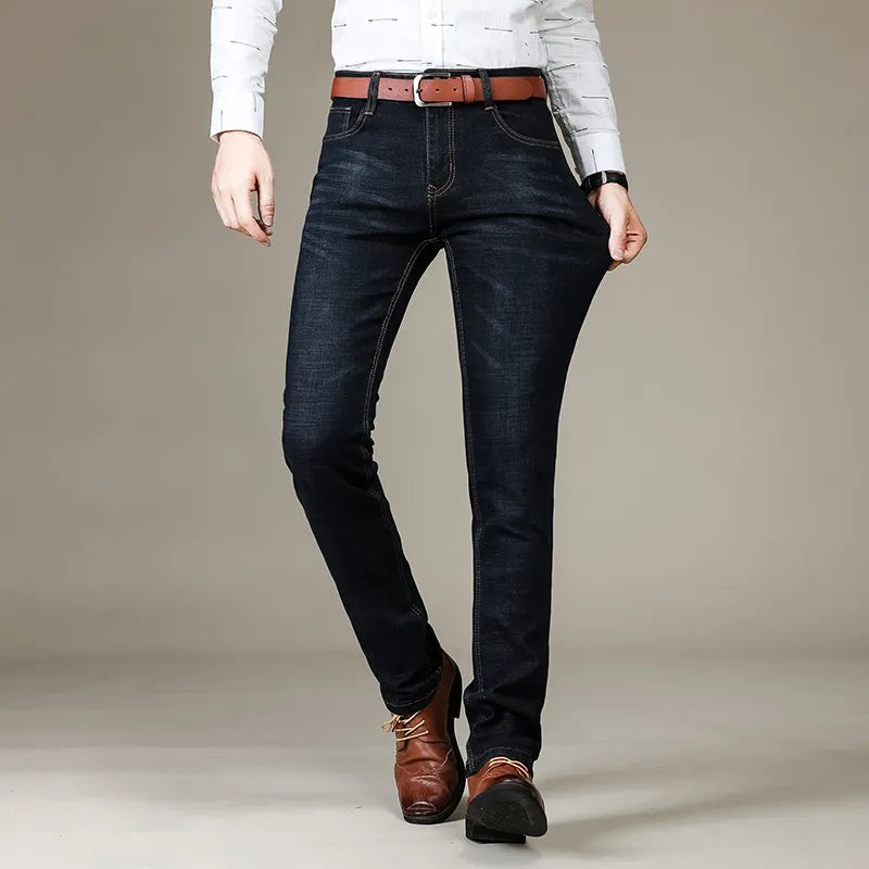 Men's straight-leg stretch jeans - product photo 4