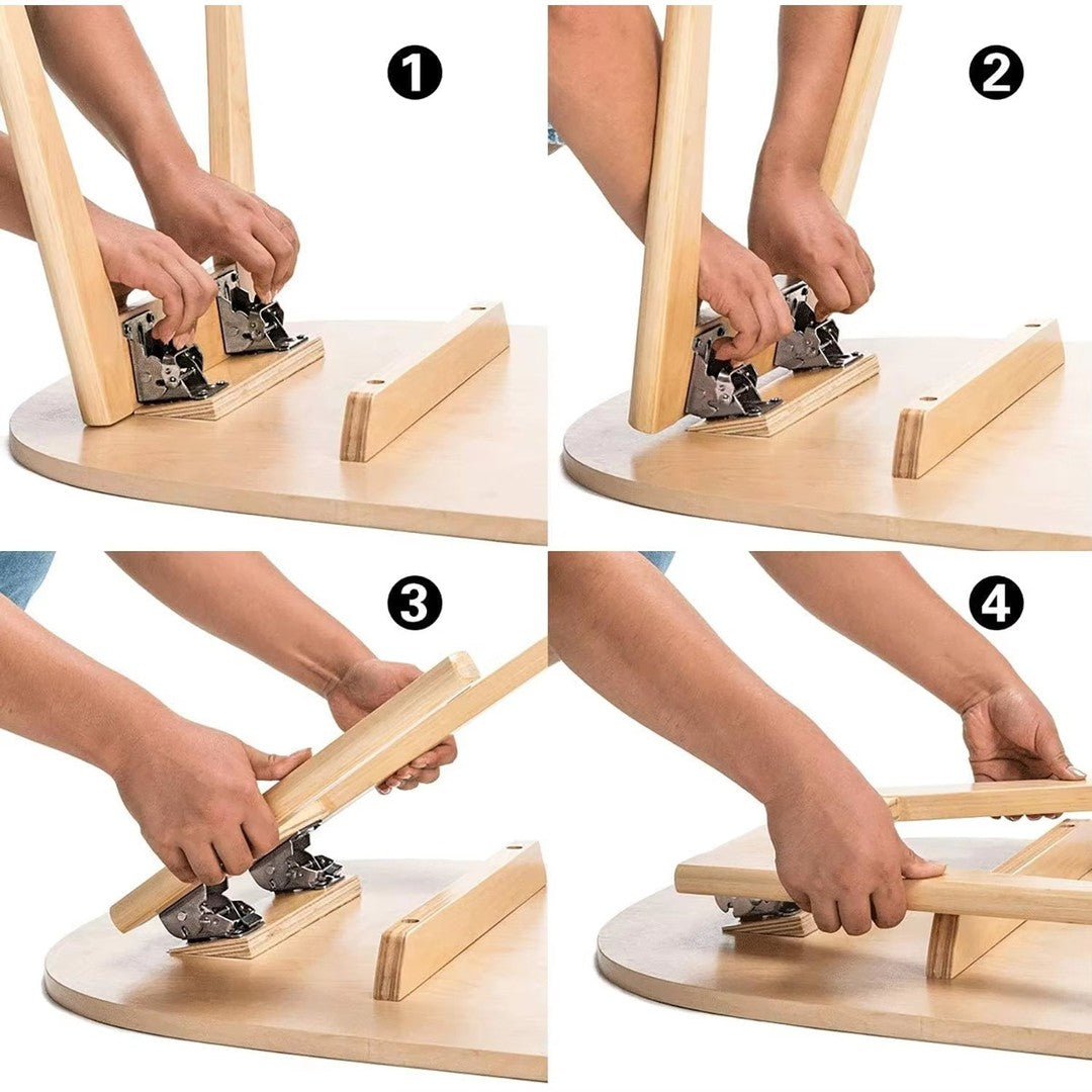 Self-locking steel folding table bracket - product photo 8