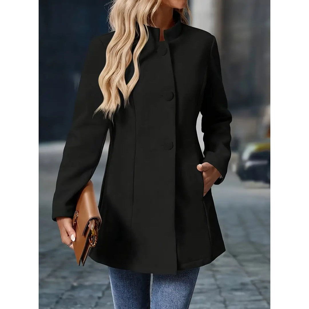 Woman wearing the Hero women's elegant jacket, 13 view