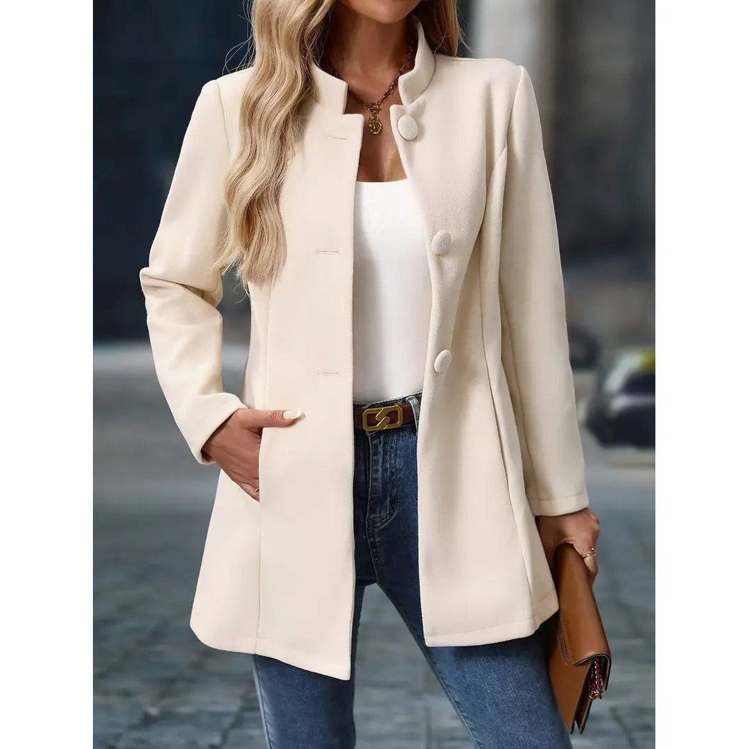 Woman wearing the Hero women's elegant jacket, 15 view