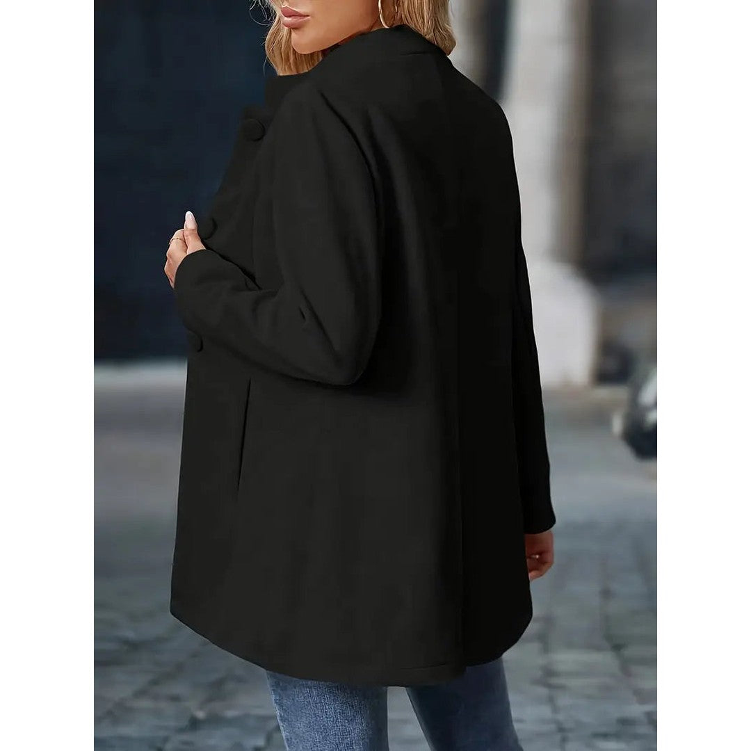 Woman wearing the Hero women's elegant jacket, 7 view