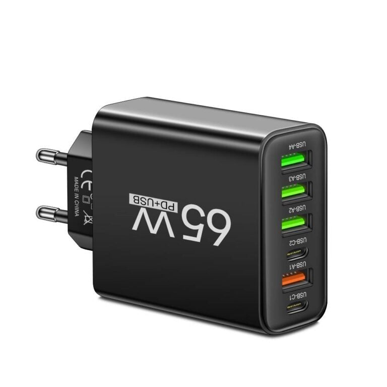 Six-port 65W USB charging station - product photo 9