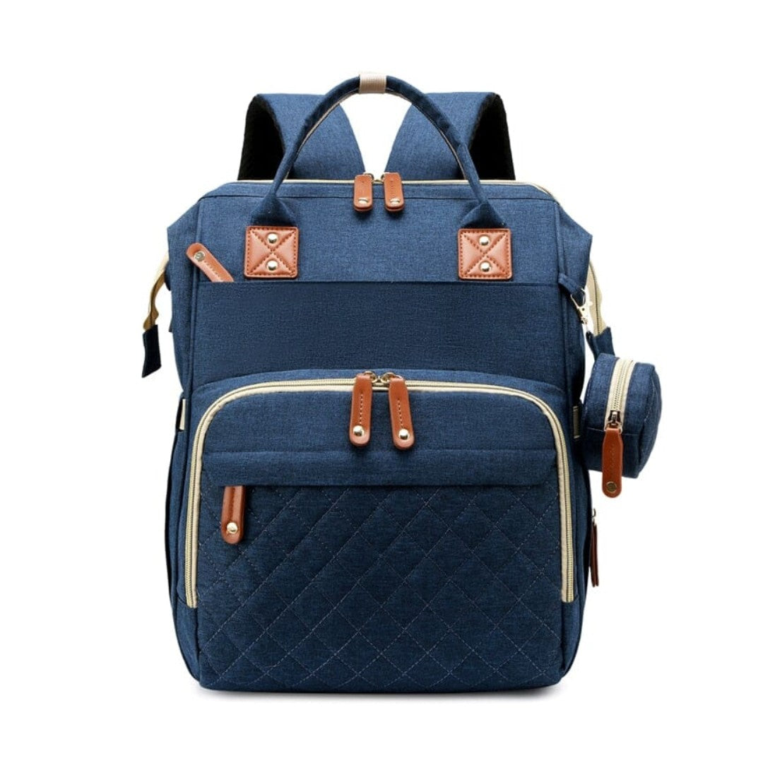 Wide-opening diaper bag backpack - product photo 1