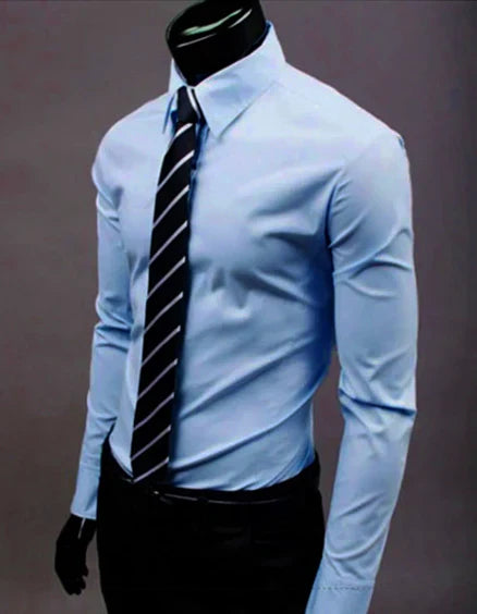 Ravik | Men's Tailored Slim Fit Formal Button Shirt