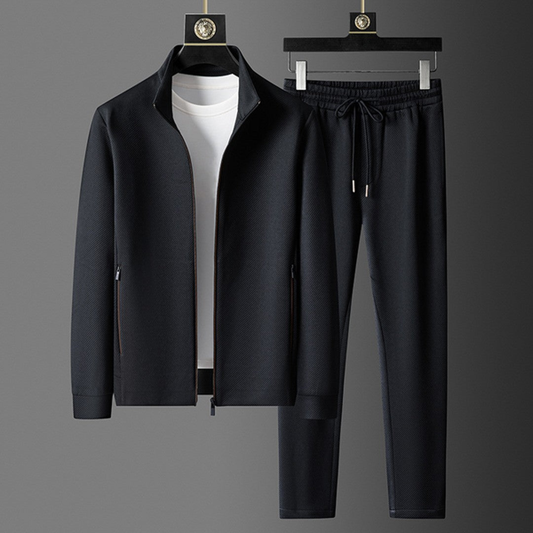 Man wearing the Ivan men's pants, front view