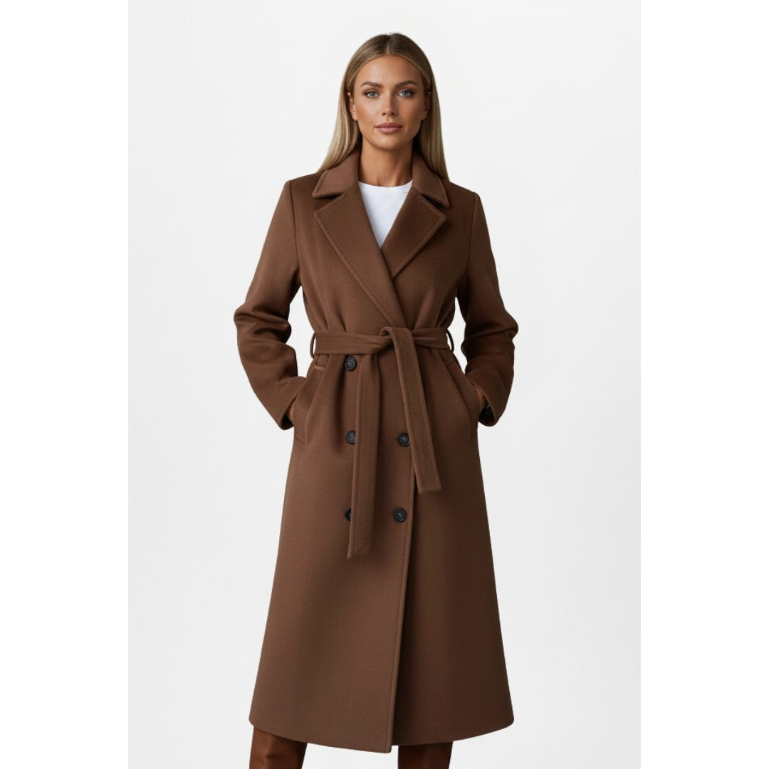 Woman wearing the Ivana women's coat, 8 view