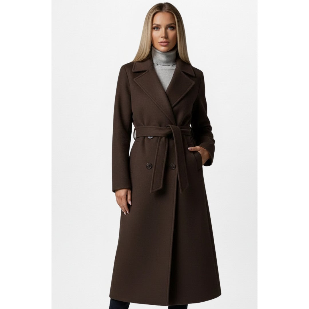 Woman wearing the Ivana women's coat, 9 view