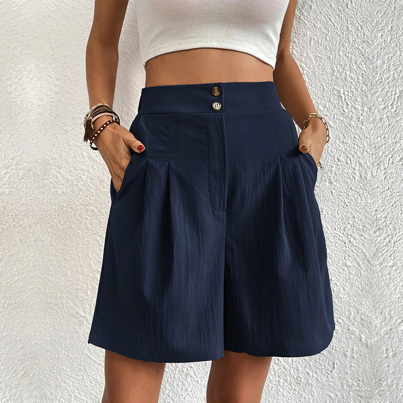 Quinn | Women's High-Rise Bermuda Shorts