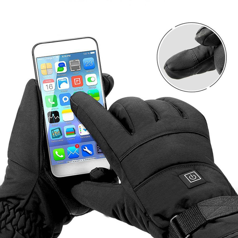 Waterproof electric heated gloves with three heat settings - product photo 5