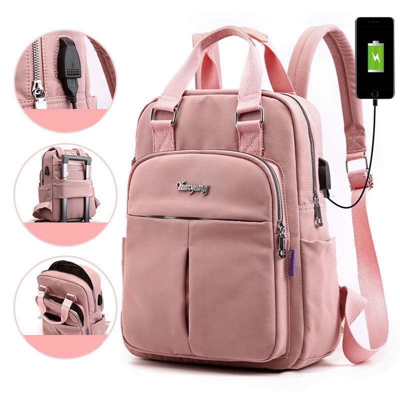 Water-resistant anti-theft backpack with a USB charging port - product photo 3