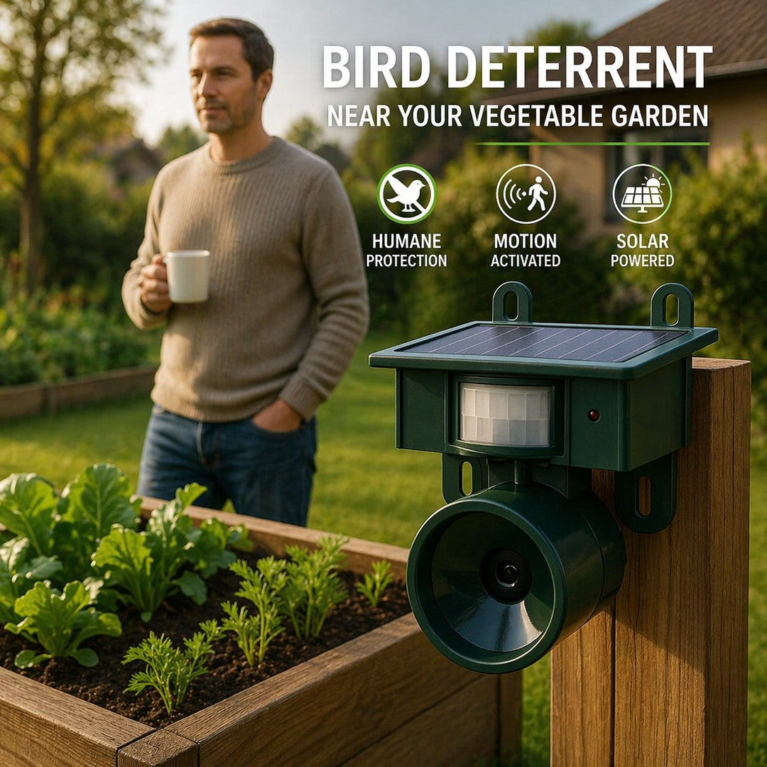 Solar motion-activated bird deterrent - product photo 2