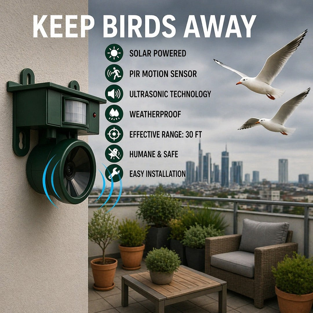 Solar motion-activated bird deterrent - product photo 8