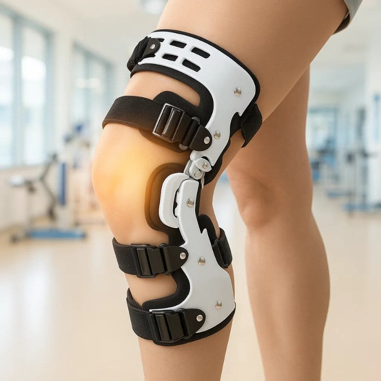 Hinged knee support with side stabilisers - product photo 2