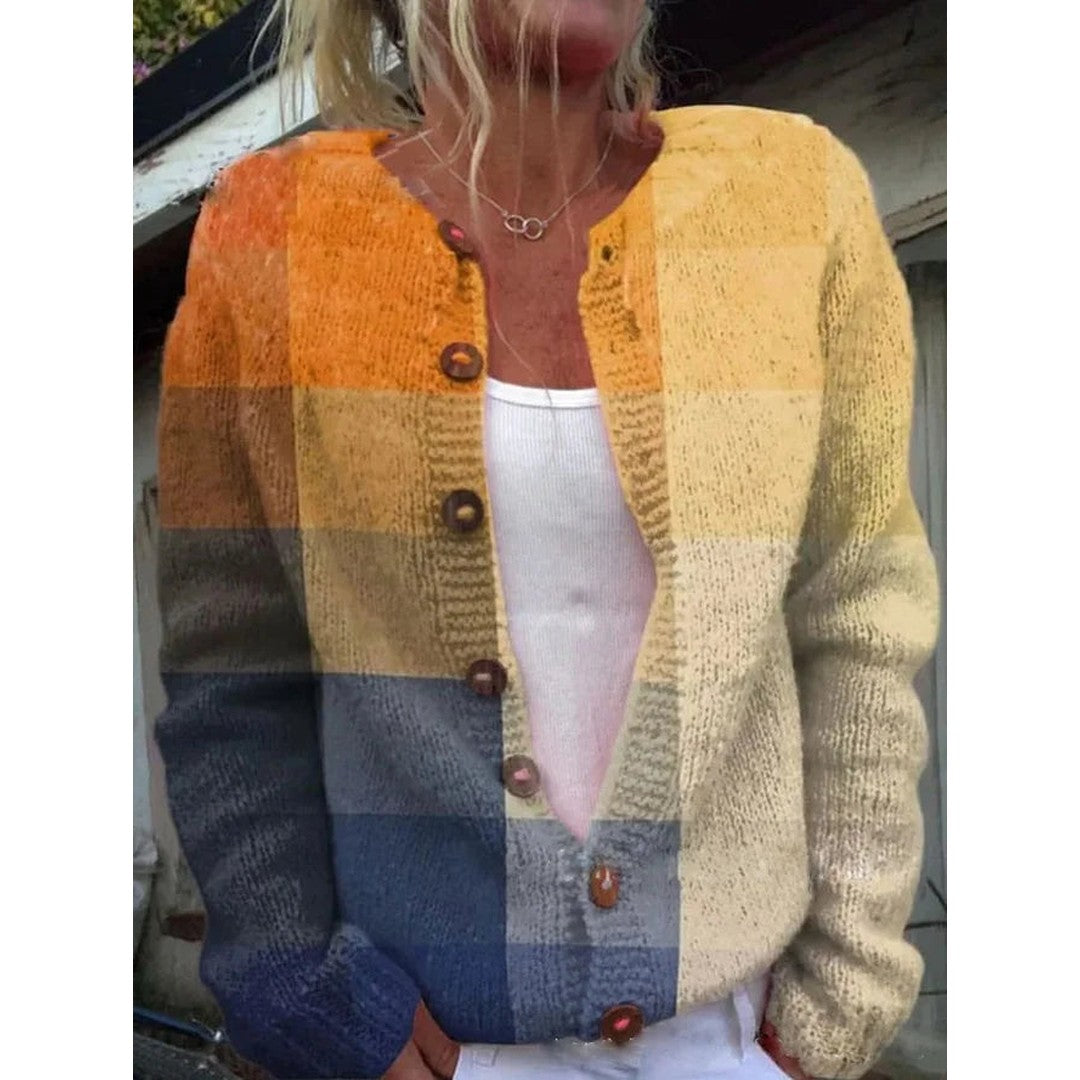 Woman wearing the Lana women's casual long-sleeve sweater, 8 view