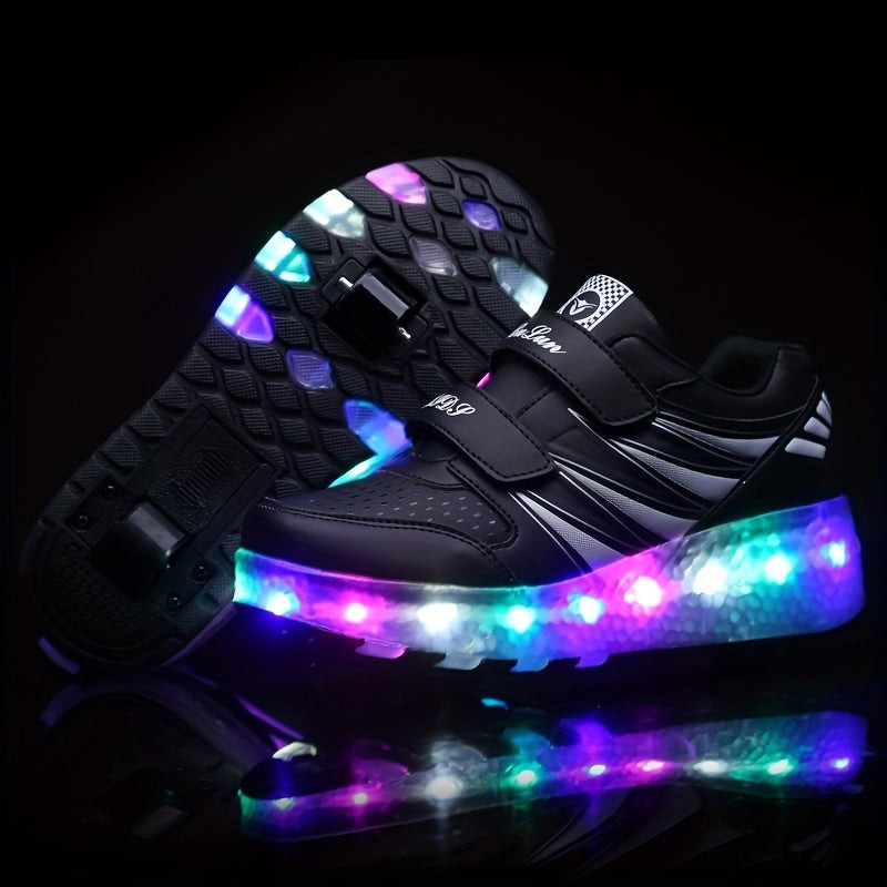 LED roller sneaker with removable wheels - product photo 11