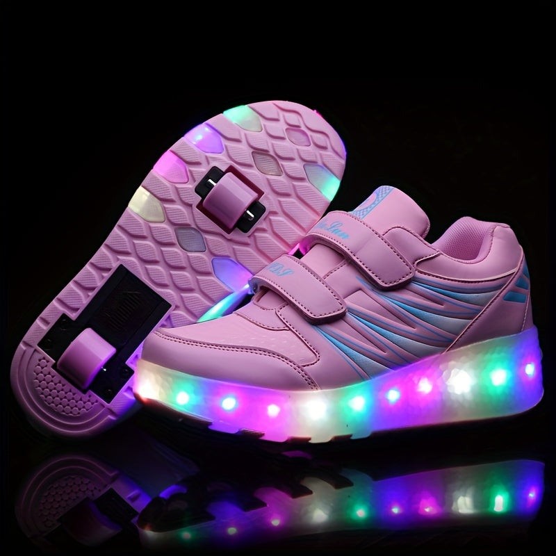 LED roller sneaker with removable wheels - product photo 5