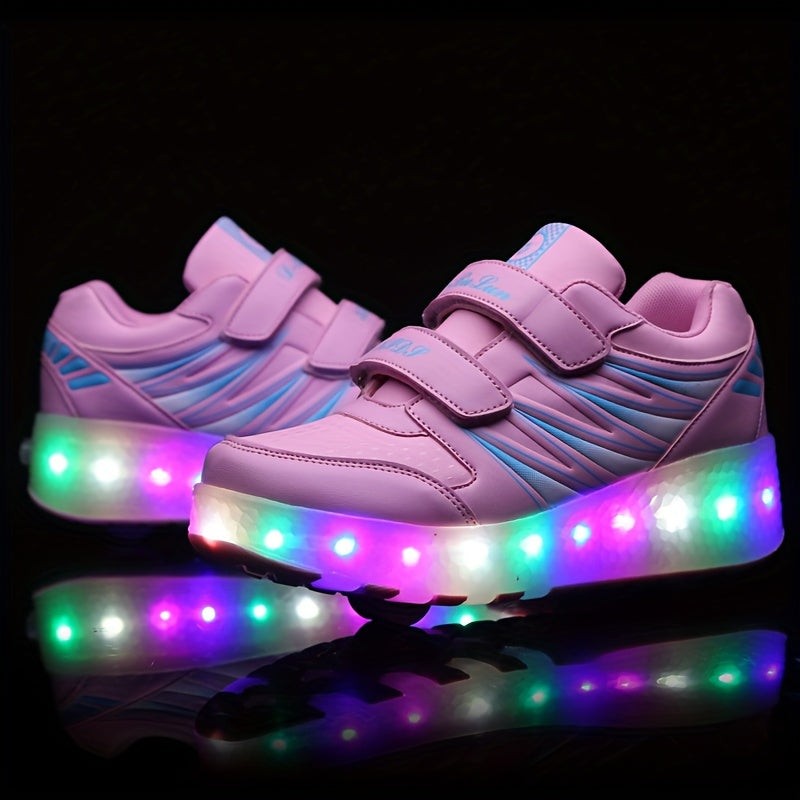 LED roller sneaker with removable wheels - product photo 6