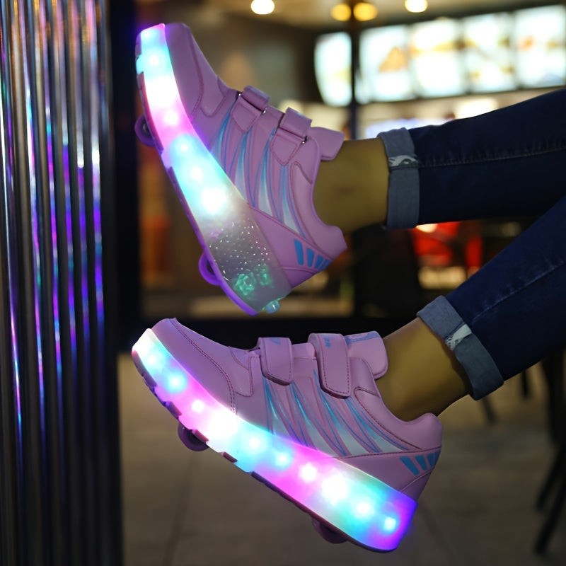 LED roller sneaker with removable wheels - product photo 8