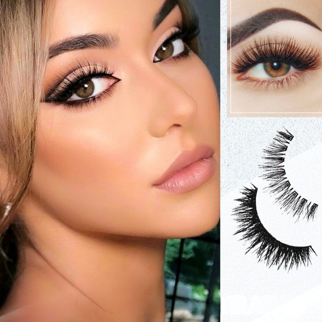 Self-adhesive reusable false lashes - product photo 2