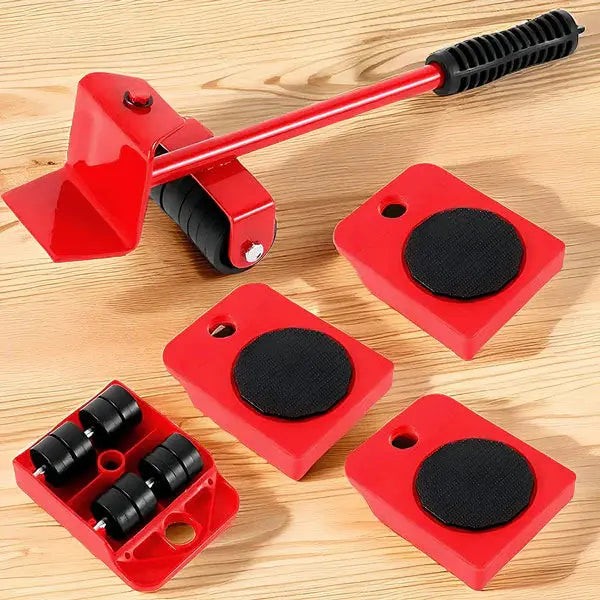 Heavy-duty furniture lifter lever and gliders - product photo 5