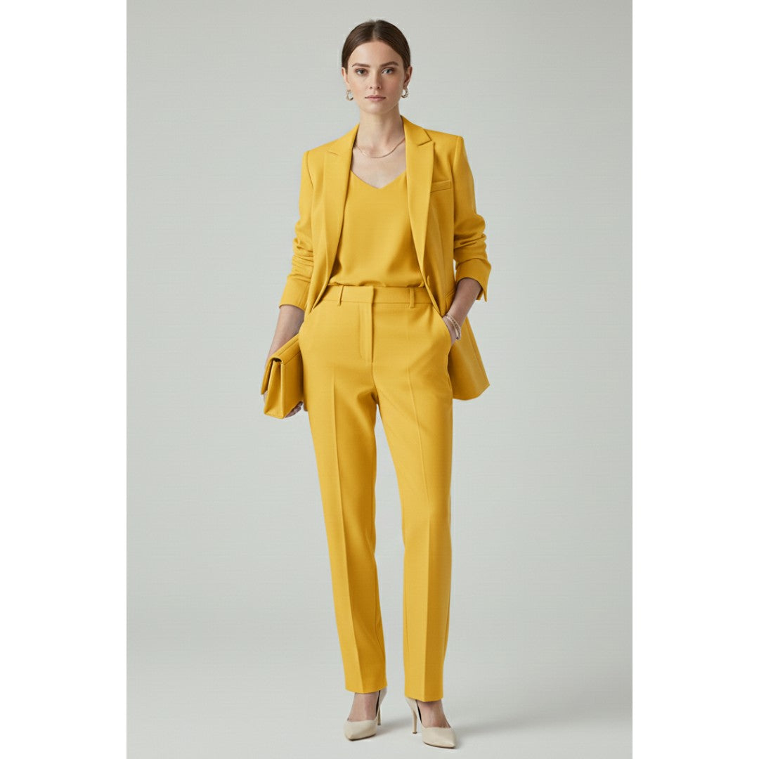 Woman wearing the Lincoln women's straight-leg set, 9 view