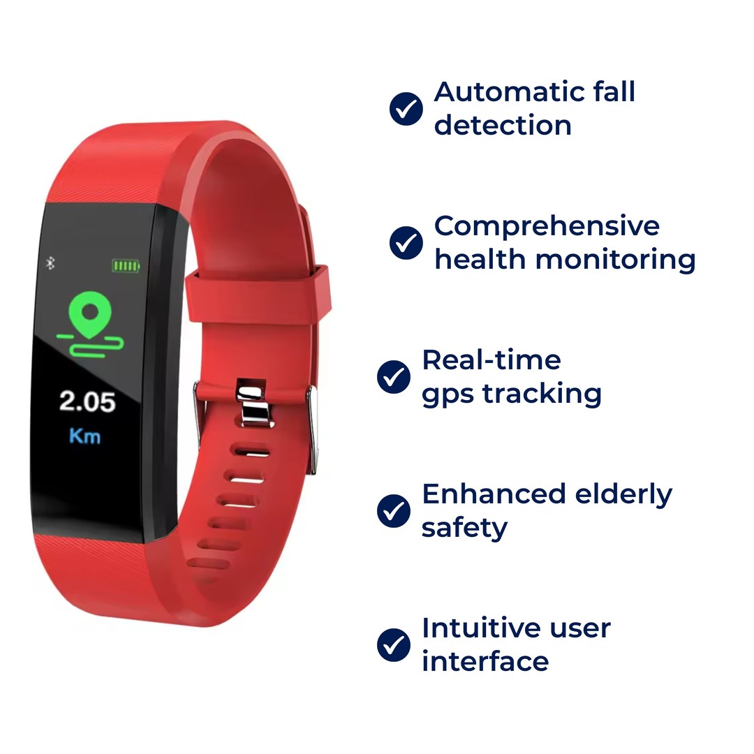 Senior safety watch with GPS and alert button - product photo 5