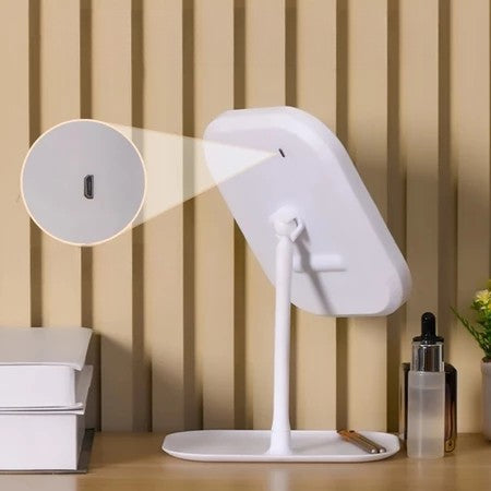 Cordless LED vanity mirror with touch dimmer - product photo 10