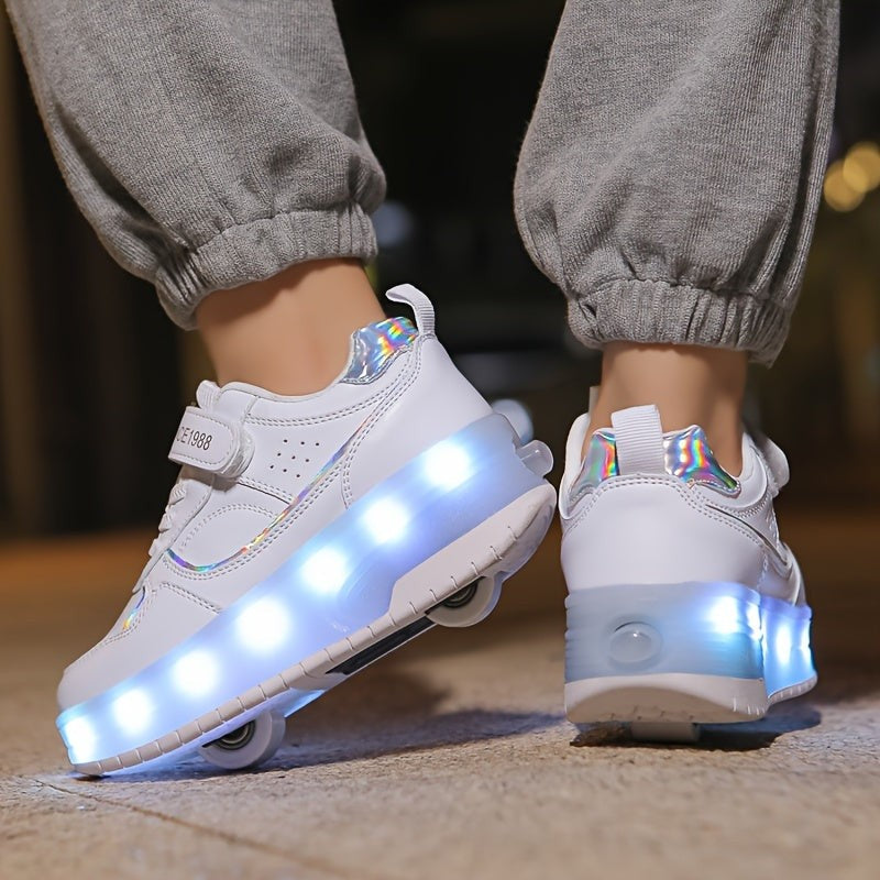LED roller sneaker with removable wheels - product photo 11