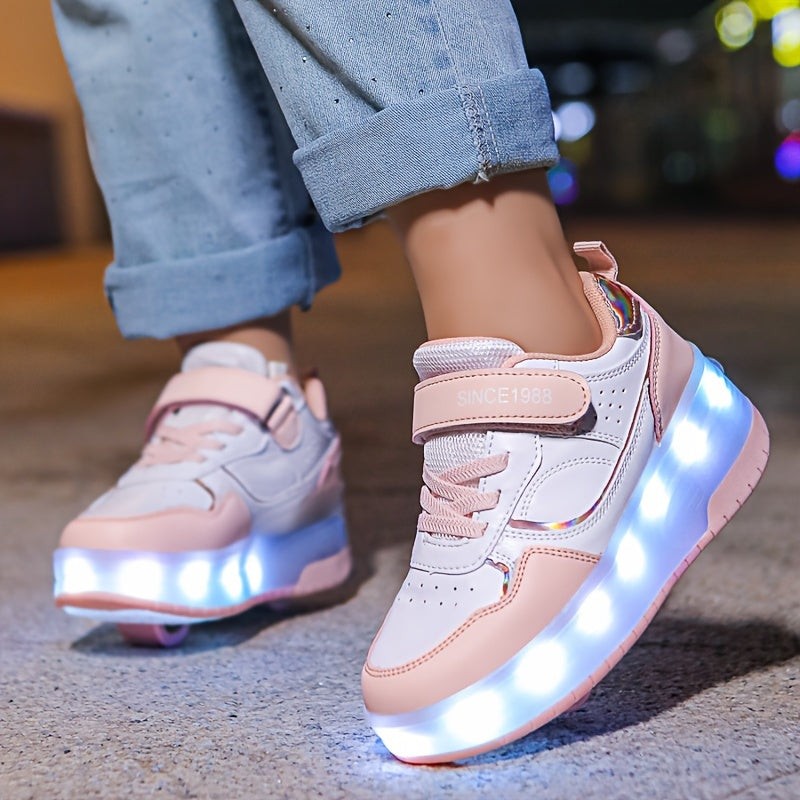 LED roller sneaker with removable wheels - product photo 9