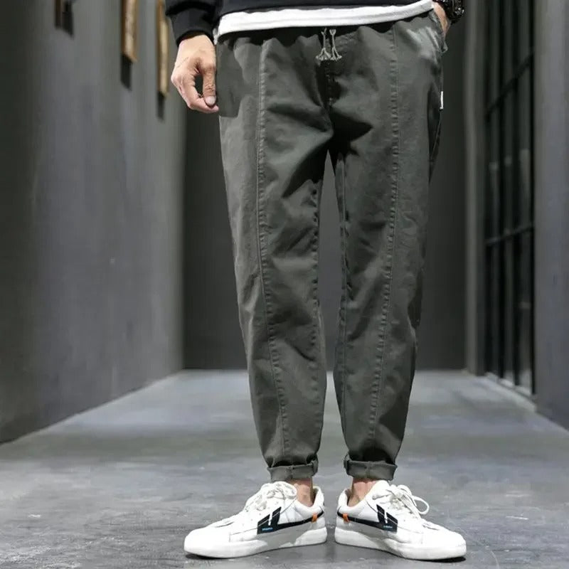 Elliot | Men's Tapered Drawstring Waist Casual Trousers