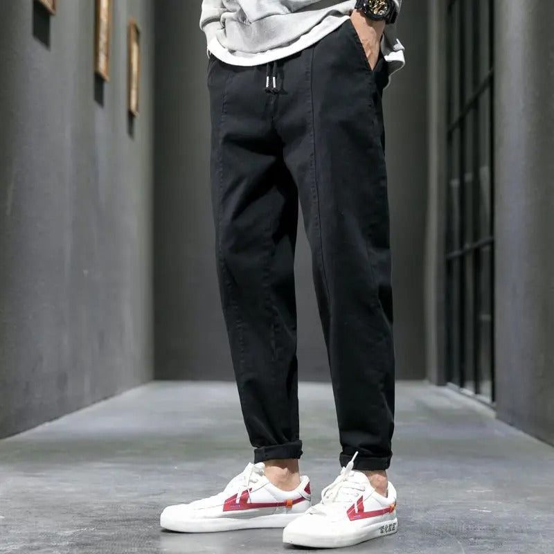 Elliot | Men's Tapered Drawstring Waist Casual Trousers