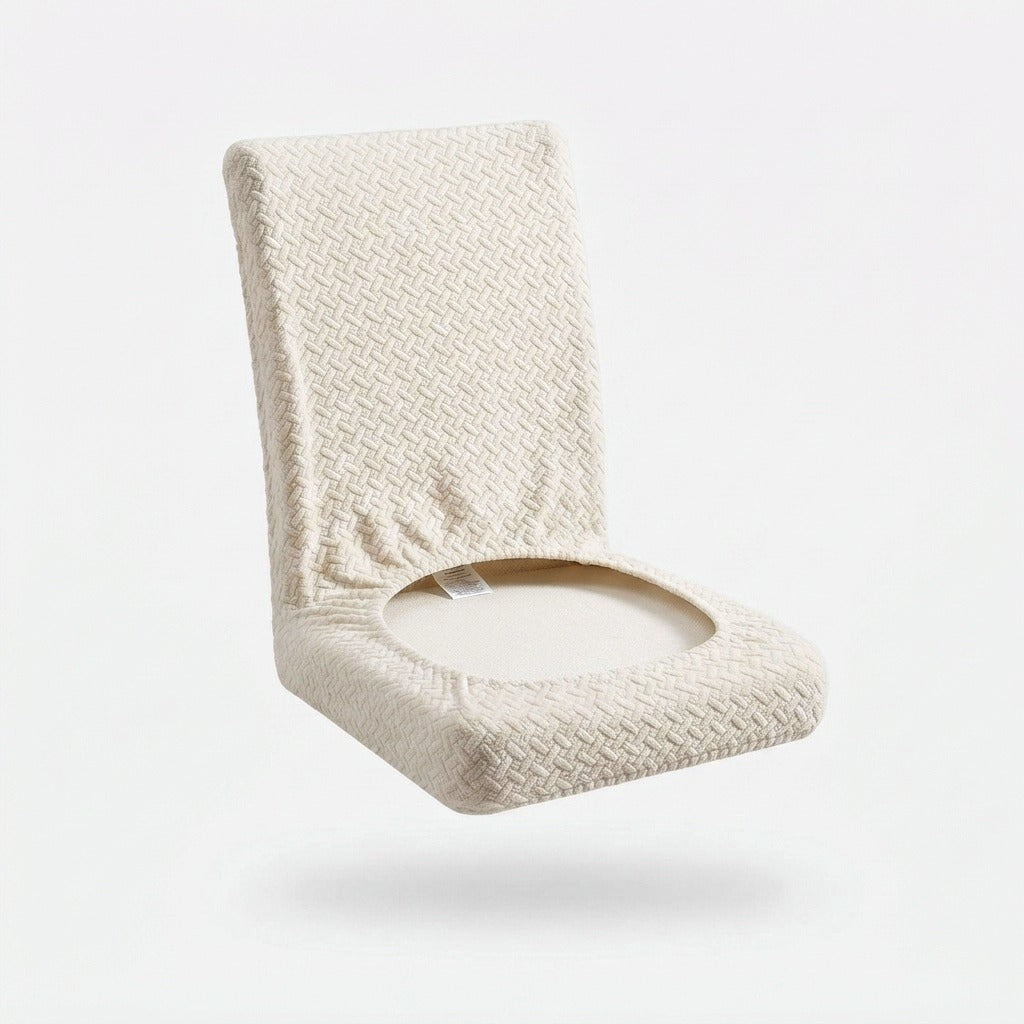 Stretch jacquard water-repellent dining chair cover - product photo 13