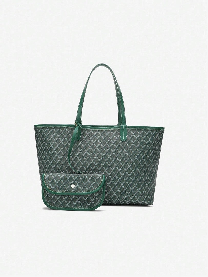 Women's shoulder tote bag - product photo 6