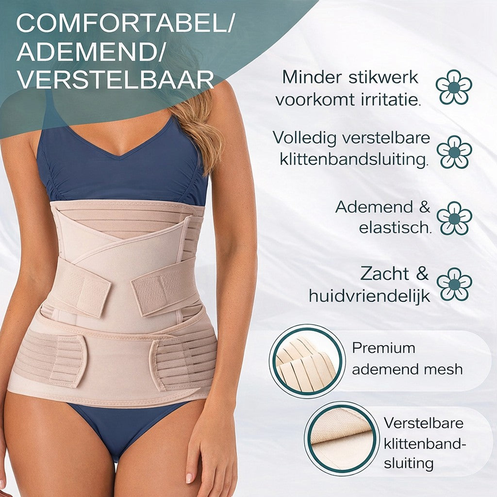 Three-panel postpartum support band - product photo 6