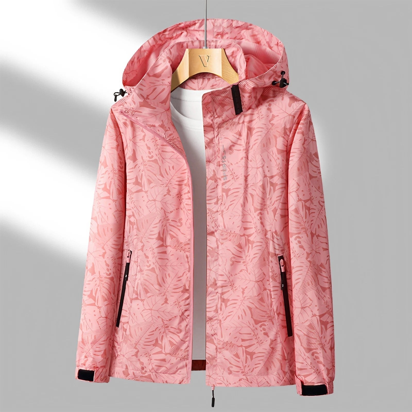 Elowen | Women's Hooded Waterproof Zip-Up Lightweight Jacket