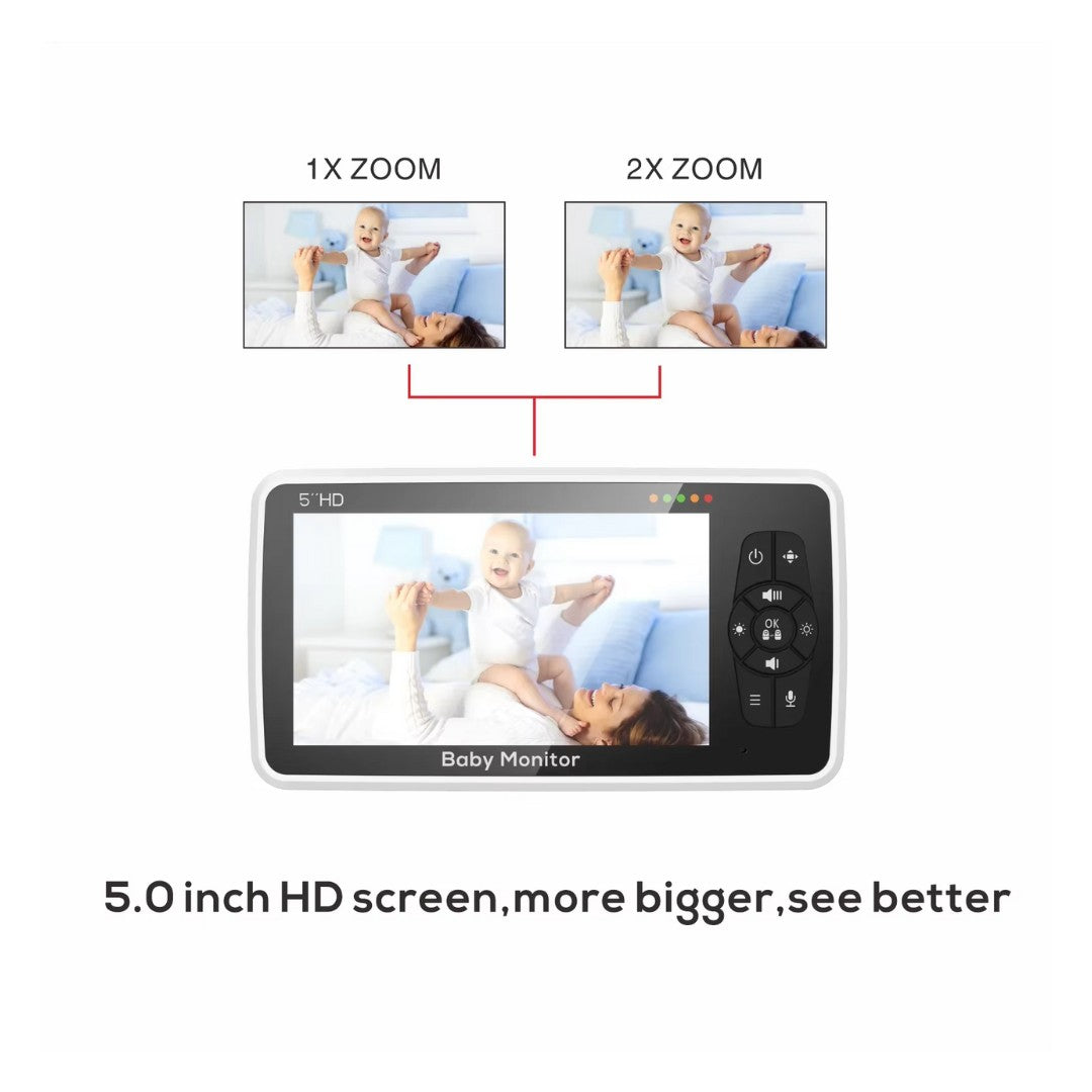 Video baby monitor with 5 inch screen - product photo 3