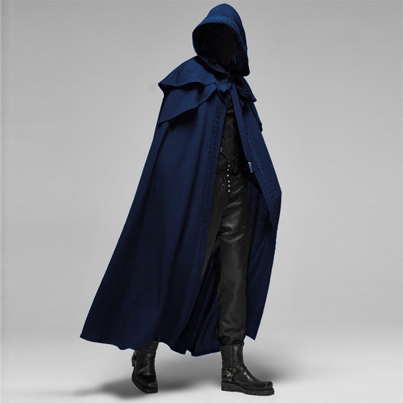 Full-length quilted hooded cape - product photo 3