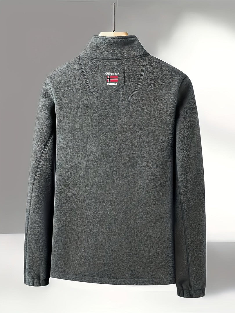 Men's windproof fleece jacket - product photo 13