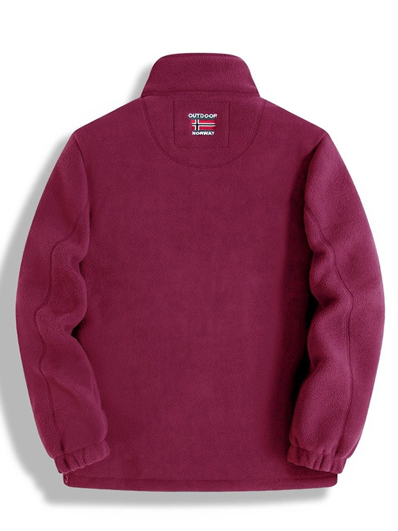 Men's windproof fleece jacket - product photo 3