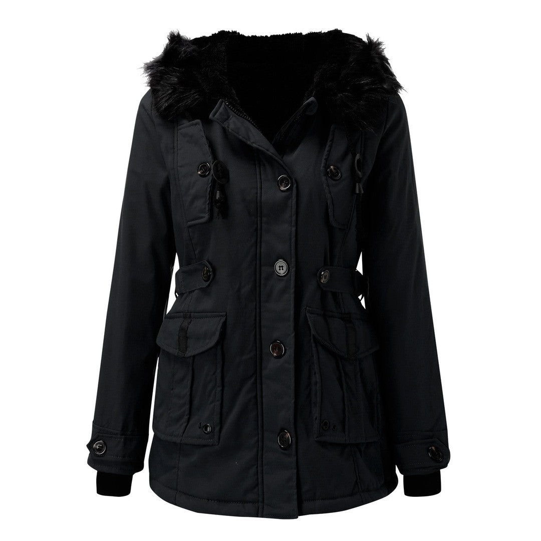 Woman wearing the Orla women's coat, 10 view